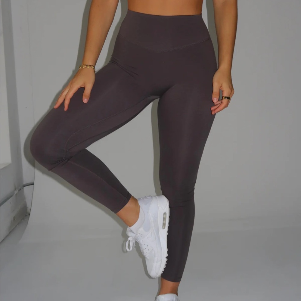 LIAISON THE LABEL BRIDGE PANT LEGGINGS - SHADOW GRAY / Large